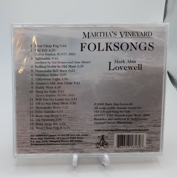 Marthas Vineyard Folksongs CD Mark Alan Lovewell Traditional Folk Music Songs - Picture 3 of 5